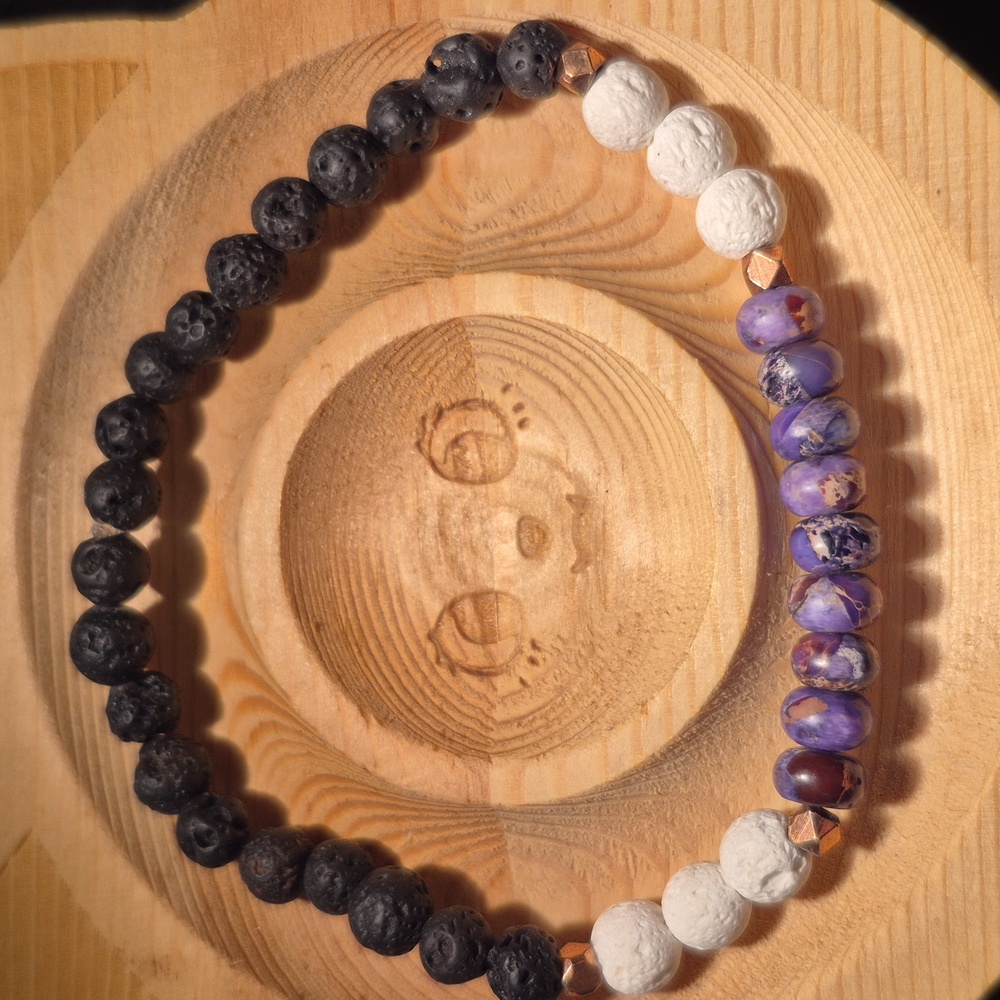 Purple leopard jasper